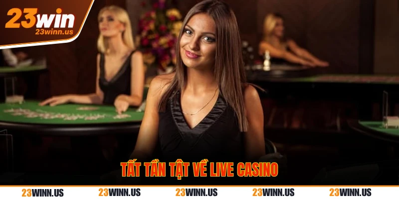 Dealer chia bài live casino 23WIN là người thật hay máy? 1 về live casino